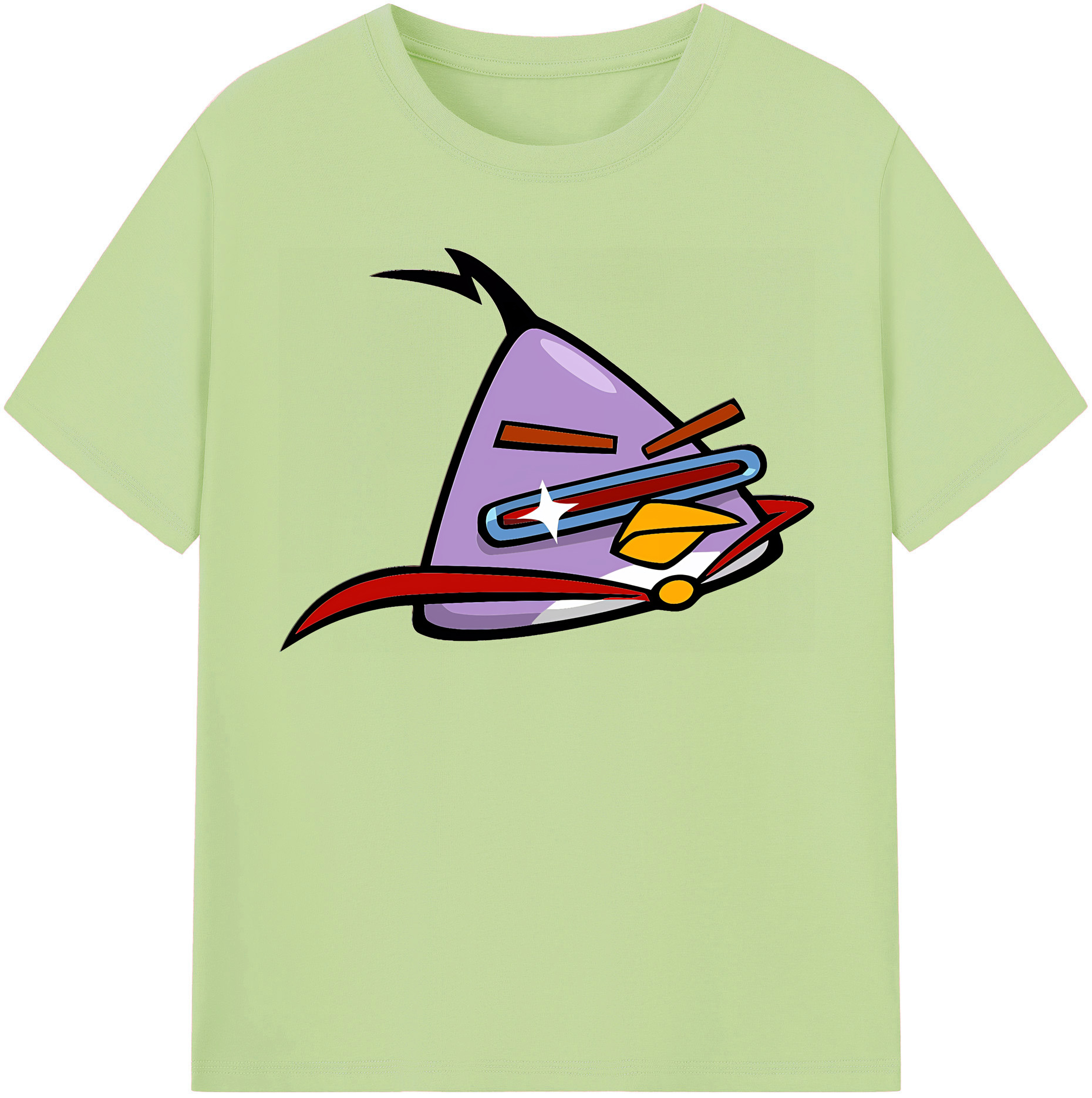 （画像用） Angry Birds アングリーバード 綿100％半袖Tシャツ（フロントプリント）